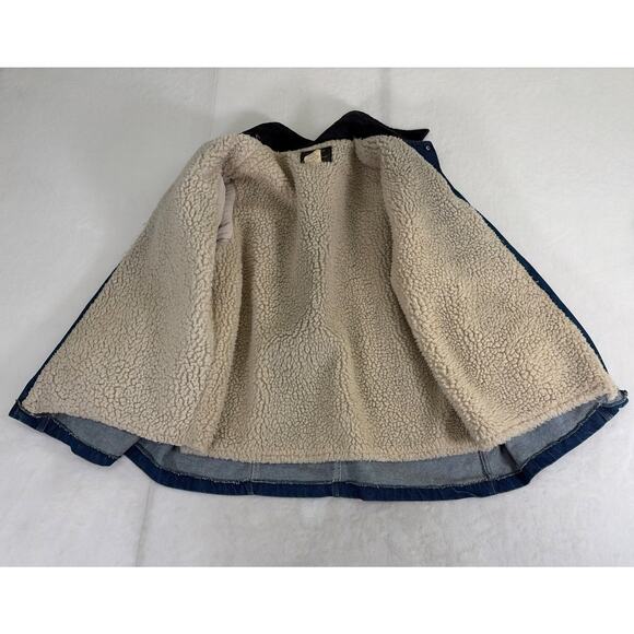 Vintage Wrangler Wrange Coat Denim Corduroy Sherpa Jacket Men’s Sz XXL 74254NV - Picture 15 of 15